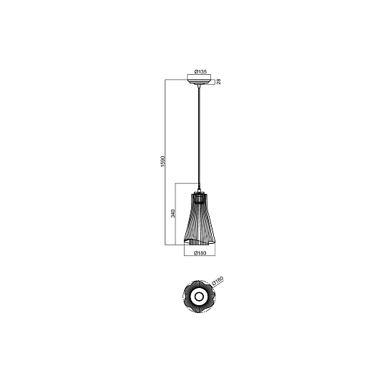 Подвесной светильник Vele Luce Emily VL5603P11 Фото № 4