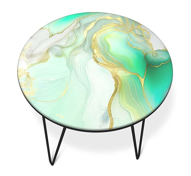 Журнальный стол Sheffilton SHT-CT27 лазурно голубой/черный муар 4007482107 изображение 2 Журнальный стол Sheffilton SHT-CT27 лазурно голубой/черный муар 4007482107 Фото № 2