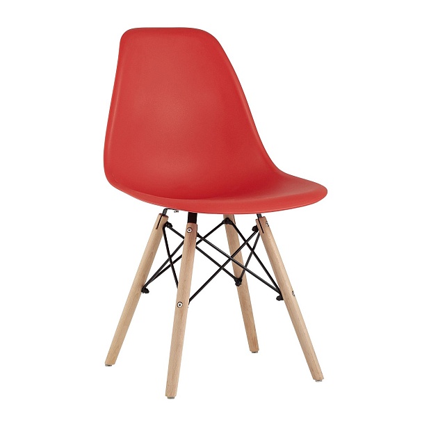 Комплект стульев Stool Group Style DSW красный x4 УТ000003481 изображение 1 Комплект стульев Stool Group Style DSW красный x4 УТ000003481 Фото № 1