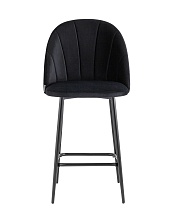 Полубарный стул Stool Group Логан велюр черный AV 413-H75-08(PP) 2