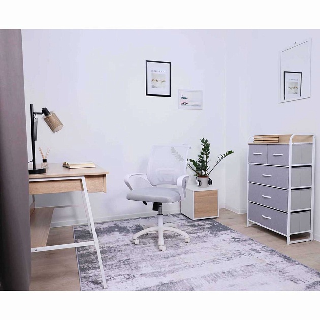 Офисное кресло AksHome Ricci светло-серый, ткань 74990 изображение 8 Офисное кресло AksHome Ricci светло-серый, ткань 74990 Фото № 8