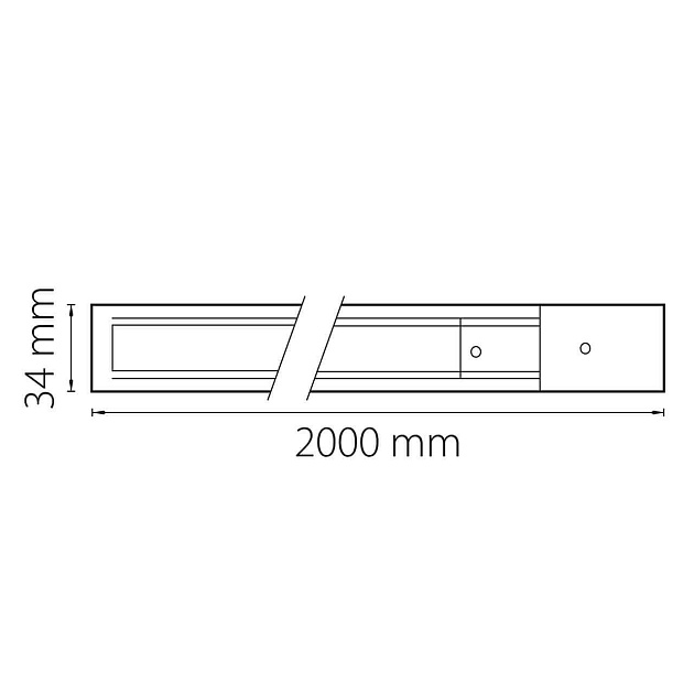 Шинопровод однофазный Lightstar Barra 502028 Фото № 2