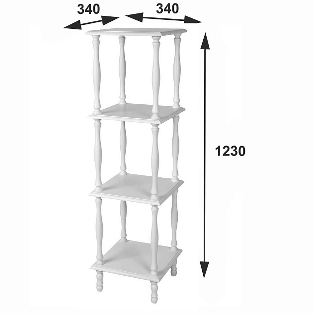 Этажерка Мебелик П 8 004813 Фото № 3