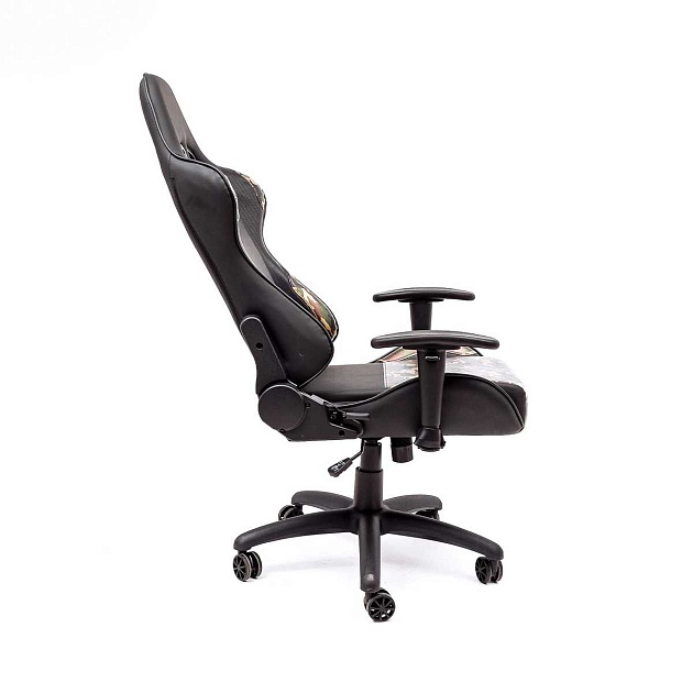 Игровое кресло AksHome Military черный, экокожа 80008 Фото № 15