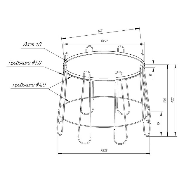 Журнальный стол Мебелик SHT-CT6-2 008657 изображение 4 Журнальный стол Мебелик SHT-CT6-2 008657 Фото № 4