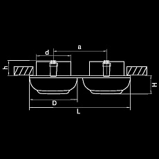 Встраиваемый светильник Lightstar Ocula 011834 1