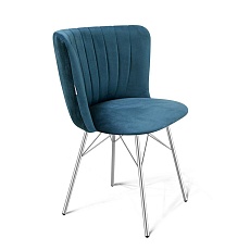 Кухонный стул Sheffilton SHT-ST36-1/S64 тихий океан/хром лак 5545439903