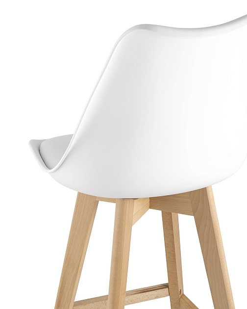 Барный стул Stool Group Frankfurt белый Y815A-75CM white изображение 5 Барный стул Stool Group Frankfurt белый Y815A-75CM white Фото № 5