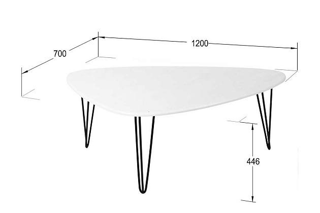 Журнальный стол Мебелик Престон 002578 Фото № 3
