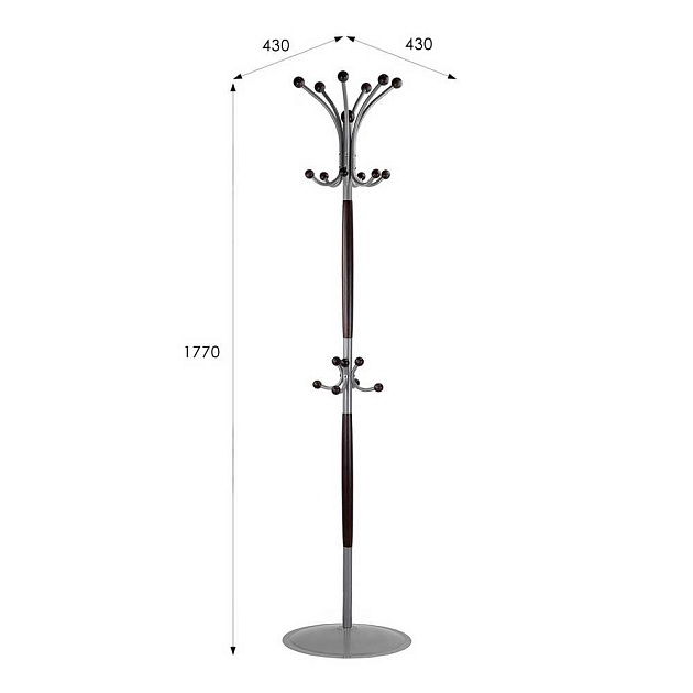 Напольная вешалка Мебелик Д 1 Лайт 007787 Фото № 3