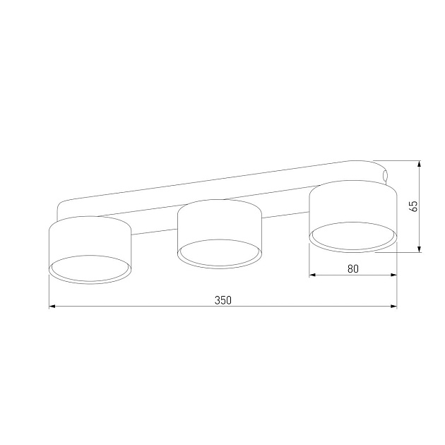 Потолочная люстра TK Lighting 6142 Space Black Gold Фото № 2
