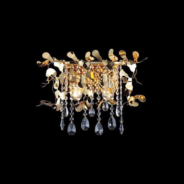 Настенный светильник Crystal Lux Romeo AP2 Gold Фото № 1
