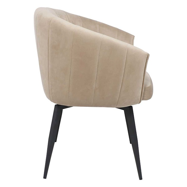 Поворотное кресло AksHome Melon бежевый велюр/черный 102945 изображение 9 Поворотное кресло AksHome Melon бежевый велюр/черный 102945 Фото № 9