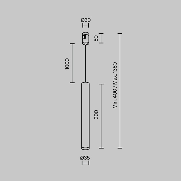 Трековый светильник Maytoni Technical TR155-1-5W4K-PT изображение 2 Трековый светильник Maytoni Technical TR155-1-5W4K-PT Фото № 2