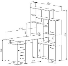 Письменный стол Woodville КС-15 328694 1