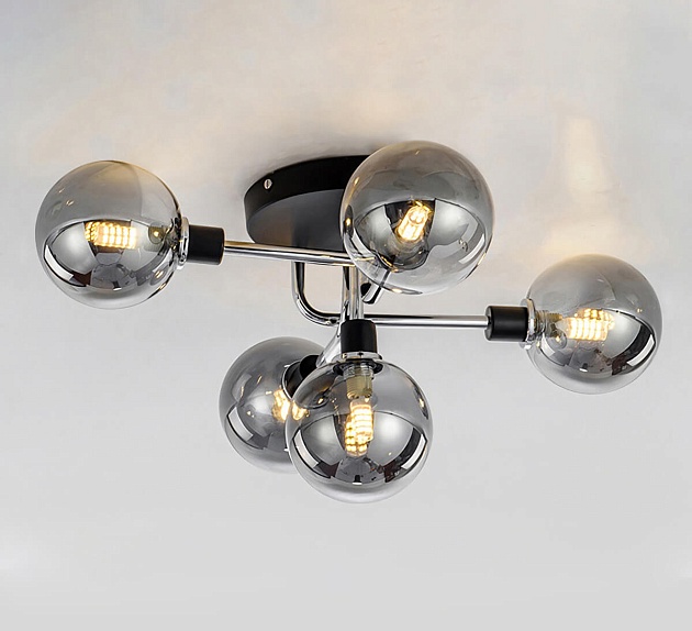 Потолочная люстра Moderli Smolly V2061-5C изображение 2 Потолочная люстра Moderli Smolly V2061-5C Фото № 2