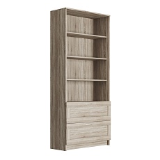 Стеллаж Шведский Стандарт Сириус 78х190 с 2 ящиками 2.02.07.110.3