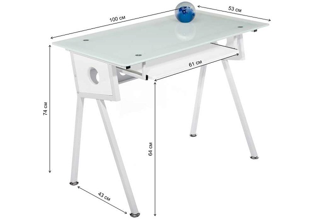 Компьютерный стол Woodville Rubin 11471 изображение 3 Компьютерный стол Woodville Rubin 11471 Фото № 3