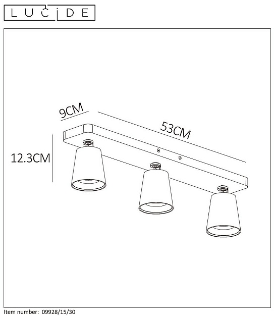Спот Lucide Turnon 09928/15/30 изображение 4 Спот Lucide Turnon 09928/15/30 Фото № 4