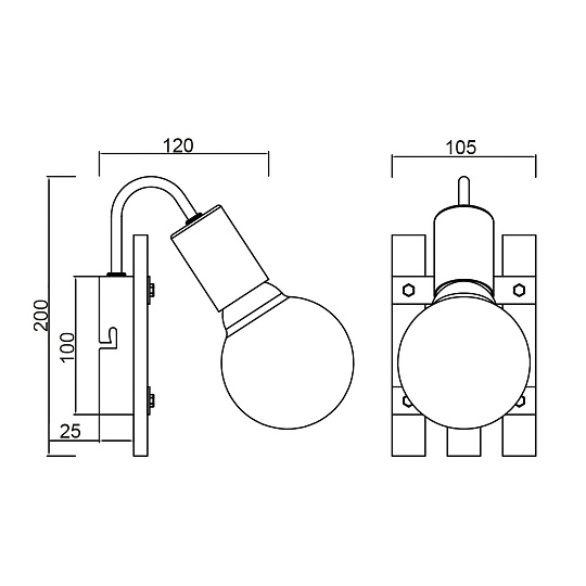 Бра Vele Luce Tendenza VL6492W01 Фото № 5