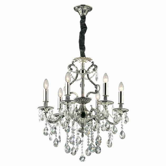 Подвесная люстра Ideal Lux Gioconda SP6 Argento 044927 изображение 1 Подвесная люстра Ideal Lux Gioconda SP6 Argento 044927 Фото № 1