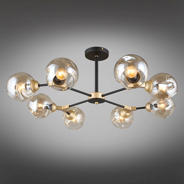 Потолочная люстра Omnilux Sandrigo OML-93607-08 изображение 5 Потолочная люстра Omnilux Sandrigo OML-93607-08 Фото № 5