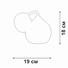 Бра Vitaluce V3096-9/1A 2