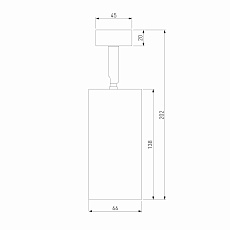 Светодиодный спот Elektrostandard Diffe 85266/01 белый/черный a058252 1