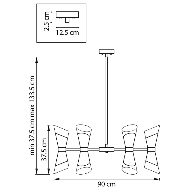 Подвесная люстра Lightstar Strato 817164 Фото № 3