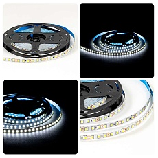 Светодиодная лента OGM 9,6W/m 120LED/m 2835SMD холодный белый 5M LSE-258 1