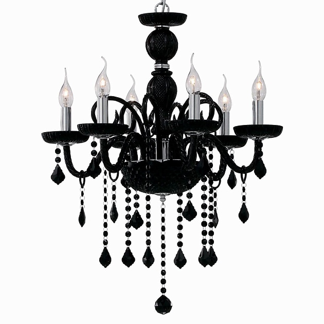 Подвесная люстра Ideal Lux Giudecca SP6 Nero 032504 Фото № 1