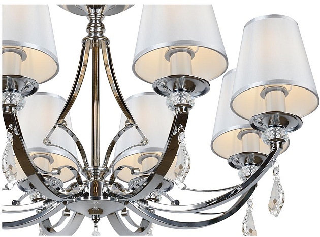 Подвесная люстра iLamp Amadea RM5220/8CR изображение 2 Подвесная люстра iLamp Amadea RM5220/8CR Фото № 2