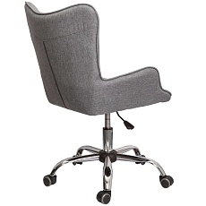 Поворотное кресло AksHome Bella серый, ткань 55101 5