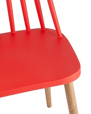 Кухонный стул Stool Group Морган пластиковый красный Y820 red 1