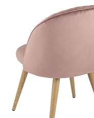 Кухонный стул Stool Group Лион Страйпс велюр розовый DC-69030G HLR-44 5