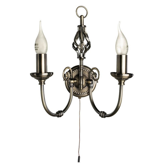 Бра Arte Lamp Zanzibar A8392AP-2AB изображение 1 Бра Arte Lamp Zanzibar A8392AP-2AB Фото № 1