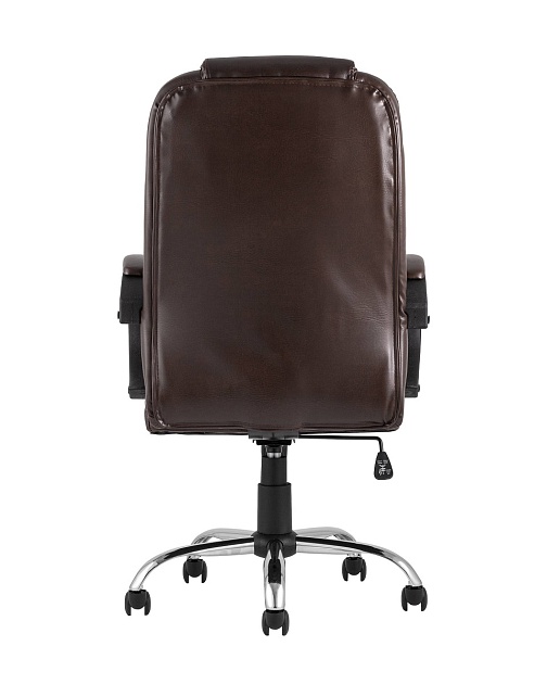 Кресло руководителя TopChairs Atlant коричневое D-430 brown изображение 3 Кресло руководителя TopChairs Atlant коричневое D-430 brown Фото № 3