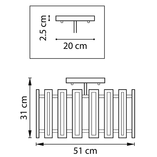 Потолочная люстра Lightstar Agave 712052 Фото № 2