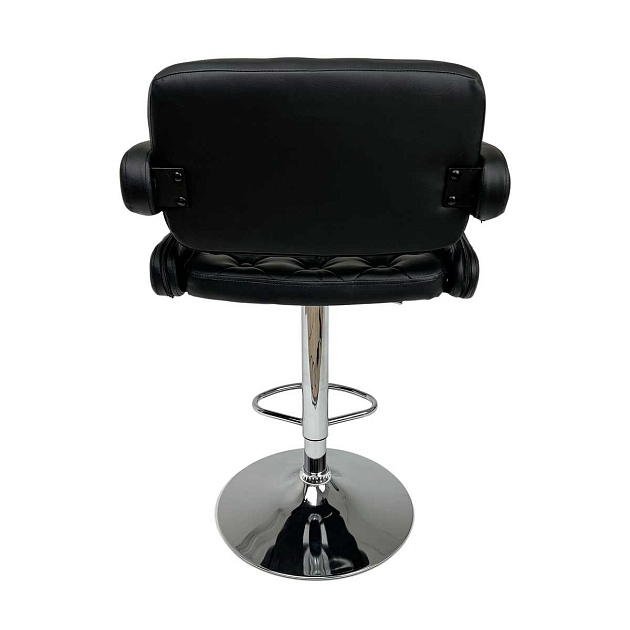 Барный стул AksHome Elton черный, экокожа 45382 изображение 7 Барный стул AksHome Elton черный, экокожа 45382 Фото № 7