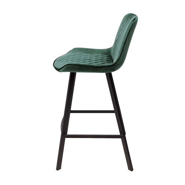 Барный стул AksHome Leros темно-зеленый, велюр 81475 изображение 6 Барный стул AksHome Leros темно-зеленый, велюр 81475 Фото № 6