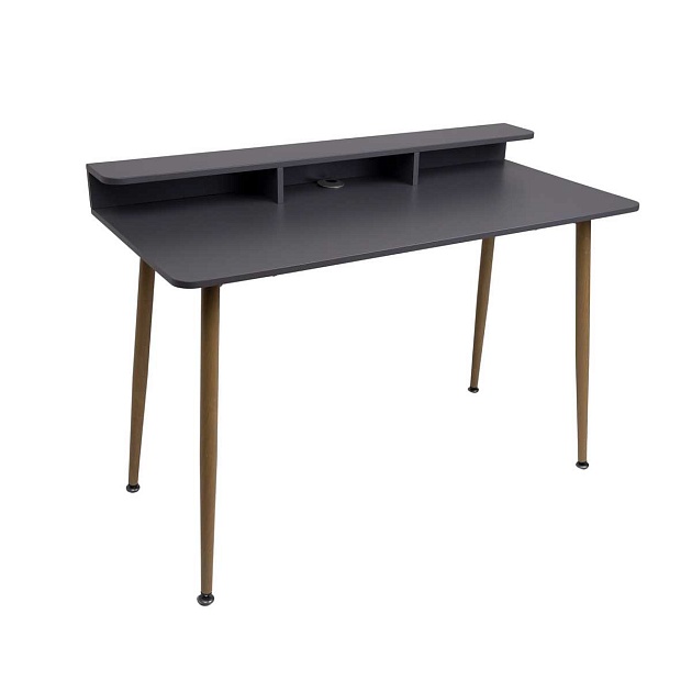 Письменный стол AksHome Jasper серый, металл 86201 изображение 1 Письменный стол AksHome Jasper серый, металл 86201 Фото № 1