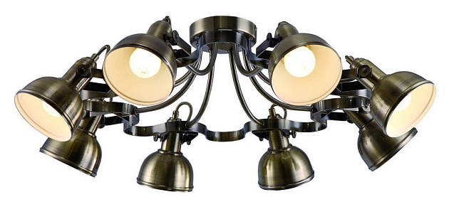 Потолочная люстра Arte Lamp Martin A5216PL-8BR Фото № 3