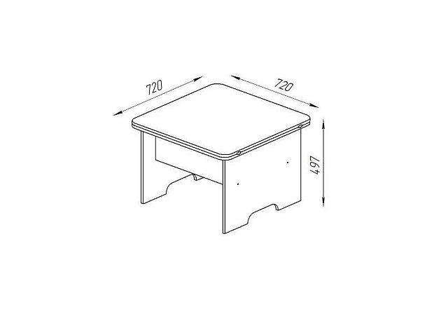 Стол-трансформер Woodville Престиж 402960 Фото № 3