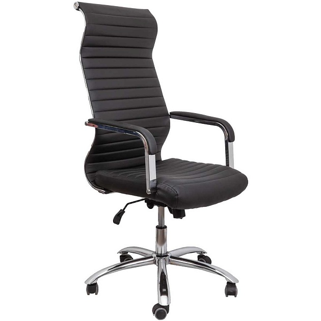 Офисное кресло AksHome Grid чёрный, экокожа 69794 Фото № 1