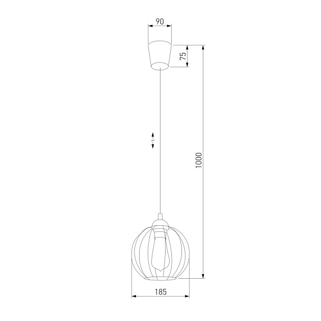 Подвесной светильник TK Lighting 1644 Galaxy 1 Фото № 2