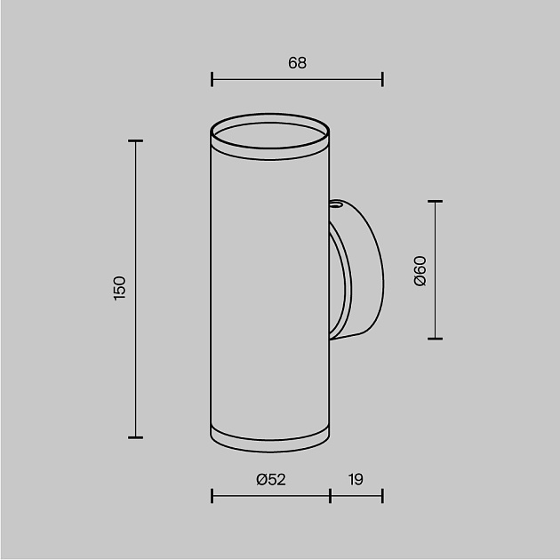 Бра Maytoni Technical Focus S C068WL-02MG Фото № 3