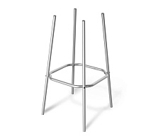 Барный стул Sheffilton SHT-S48 желтый/хром лак 0434769708 1