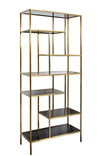 Стеллаж Garda Decor 46AS-SH1452-Gold Фото № 4