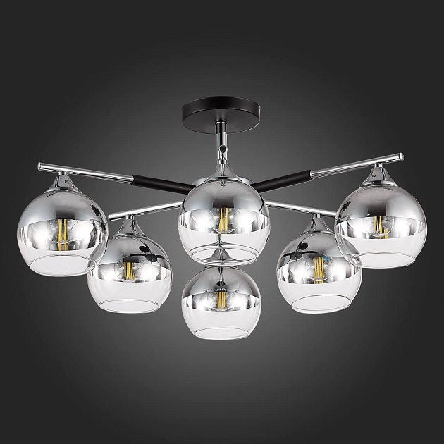 Потолочная люстра Evoluce Gocia SLE106502-06 изображение 3 Потолочная люстра Evoluce Gocia SLE106502-06 Фото № 3