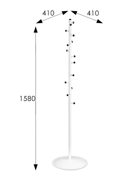 Напольная вешалка Мебелик Пико 15 004801 изображение 3 Напольная вешалка Мебелик Пико 15 004801 Фото № 3